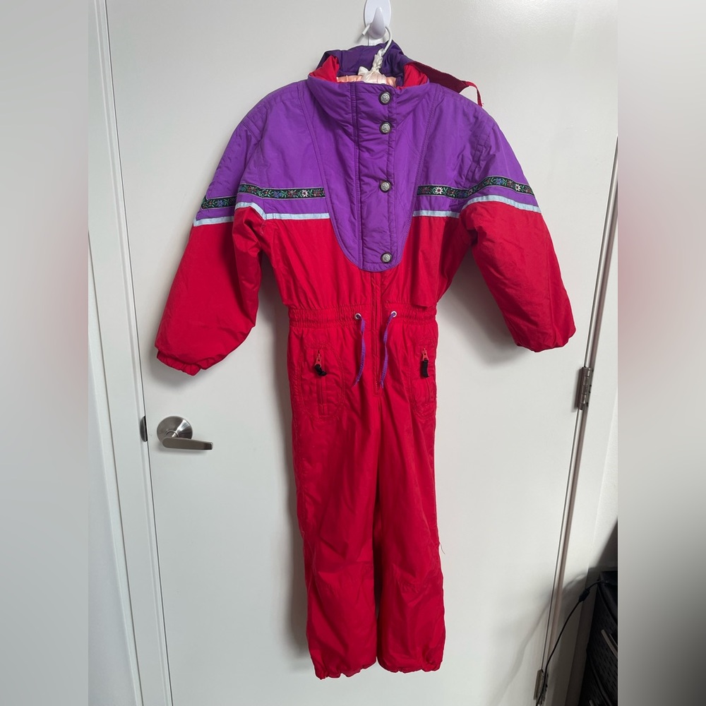 vintage girls obermeyer snow suite💕